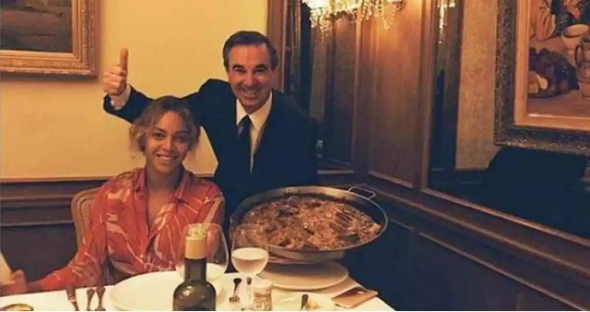 Beyoncé al restaurant 'Botafumeiro'