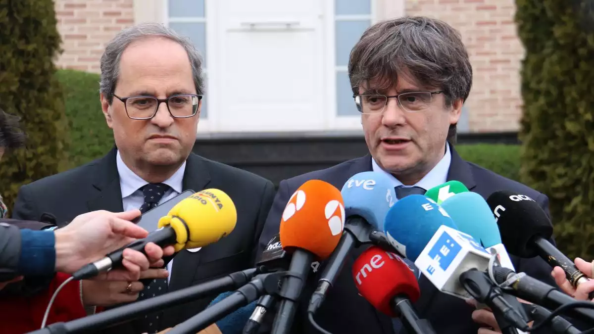 Quim Torra i Carles Puigdemont