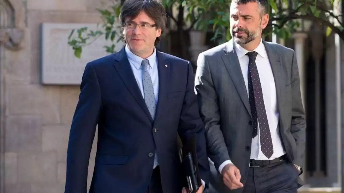 Carles Puigdemont i Santi Vila