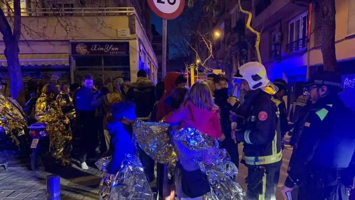 Incendi del 27 de febrer a Barcelona