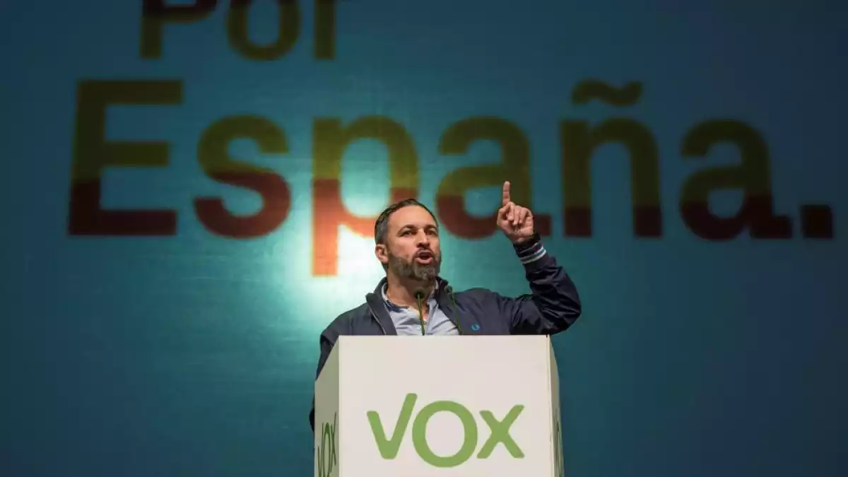 El líder de VOX, Santiago Abascal, vol tancar TV3