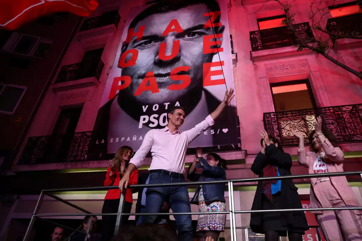 Pedro Sánchez, el gran triomfador de les eleccions generals