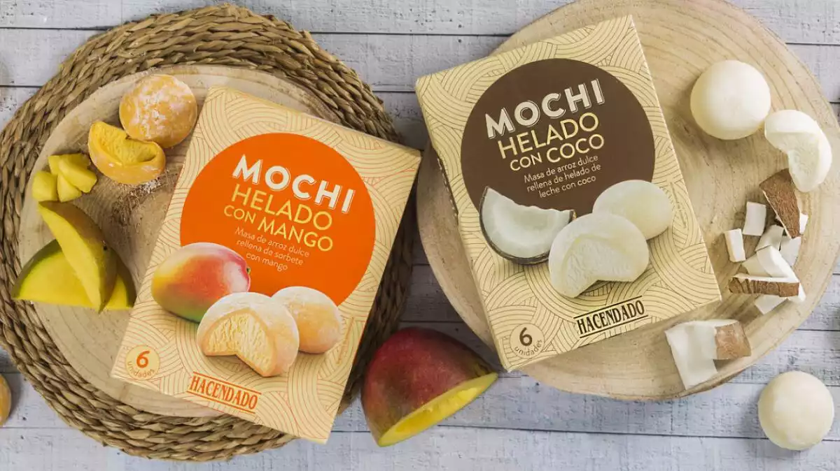 Imatge dels gelats 'Mochi' de Mercadona