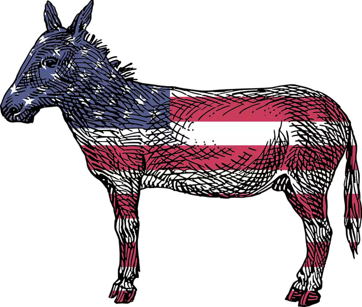 El ruc americà, símbol del Partit Demòcrata.