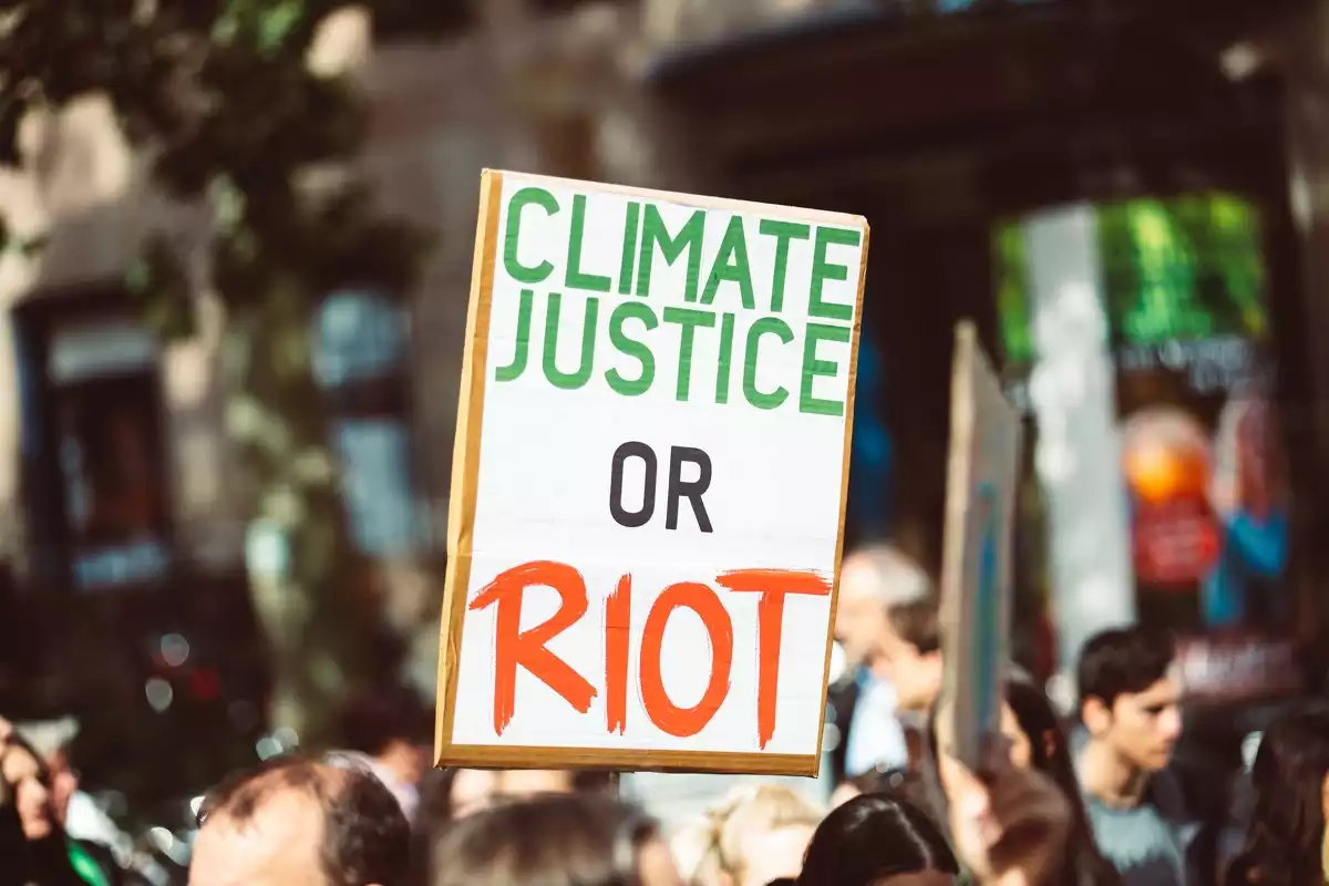 Climate justice or riot