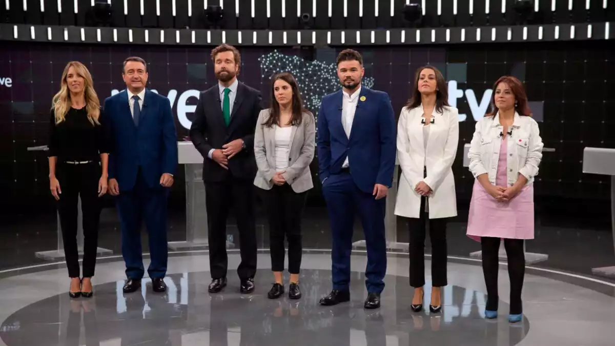 Debat TVE amb els portaveus parlamentaris
