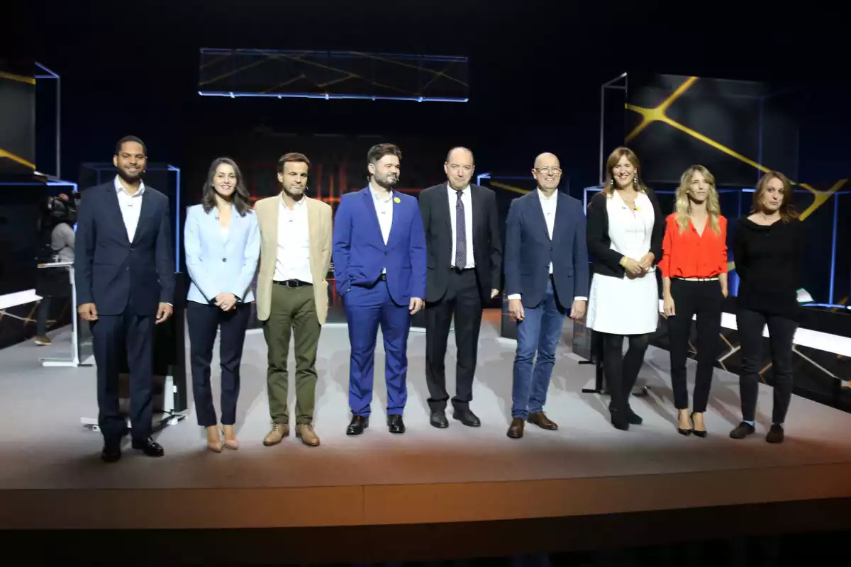El debat de candidats catalans de TV3 a les eleccions del 10 de novembre