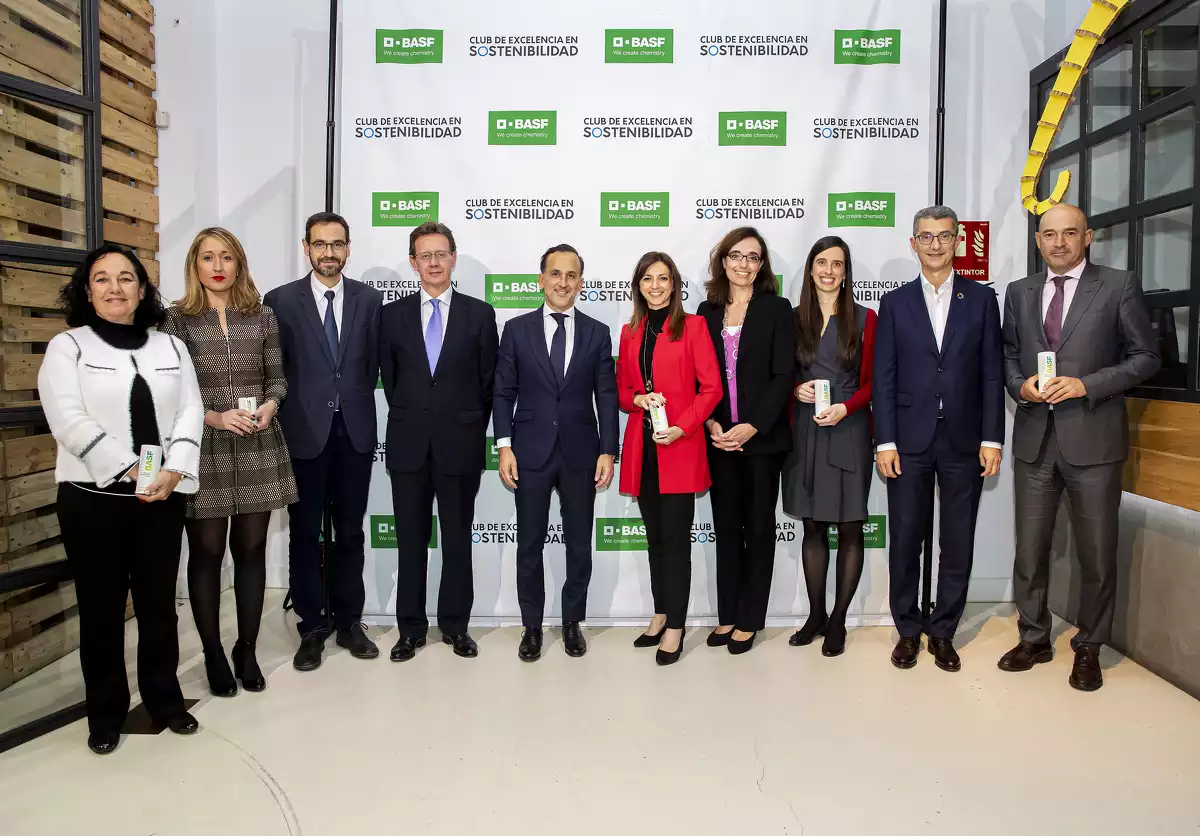 Els guanyadors dels I premis BASF a la millor pràctica d'Economia Circular a Espanya