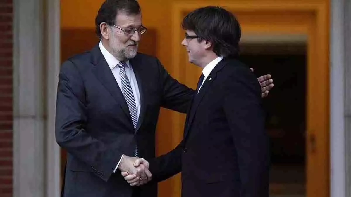 Mariano Rajoy i Carles Puigdemont