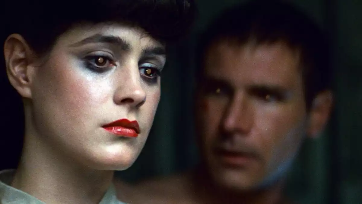 Sean Young i Harrison Ford a 'Blade Runner'.