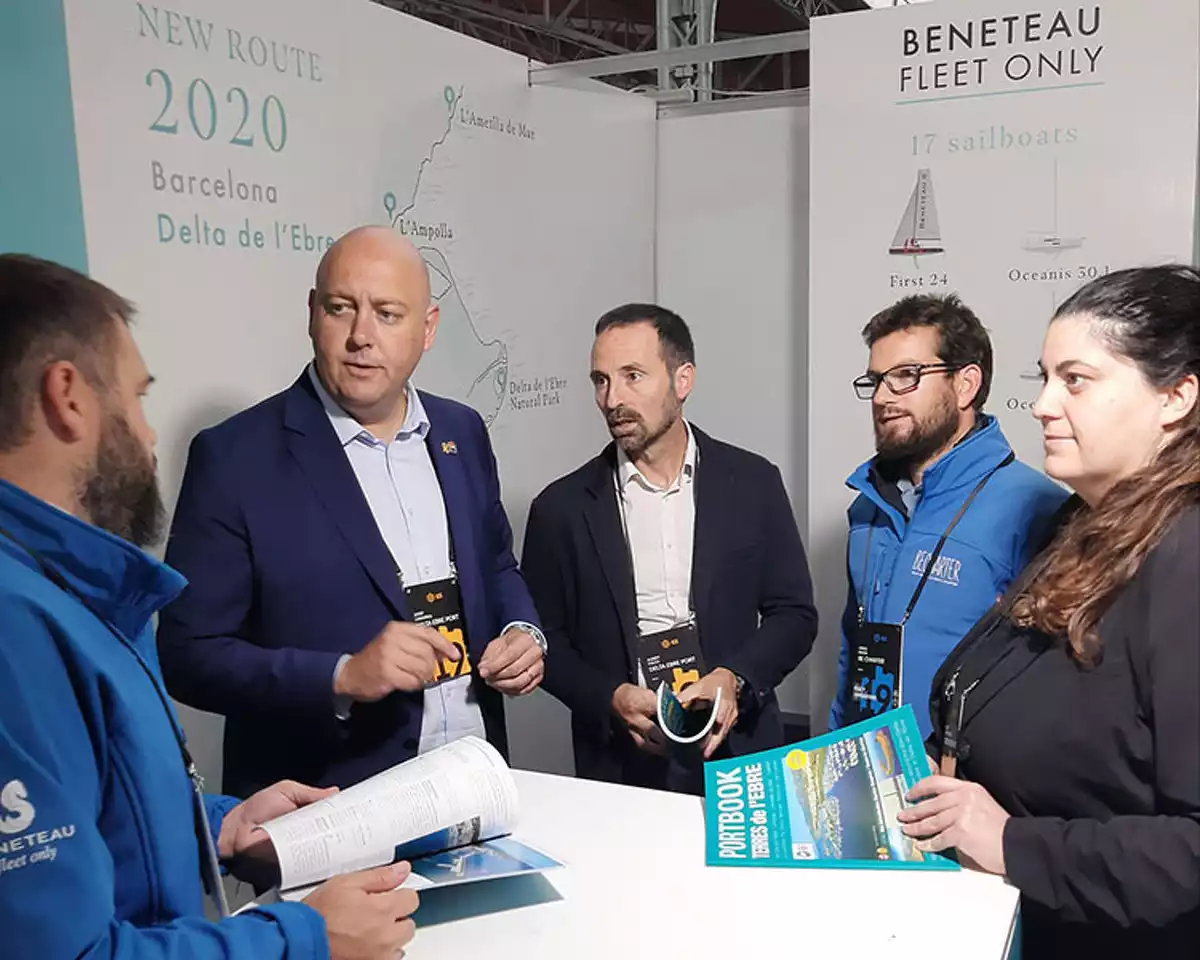 Delta Ebre Port i l’empresa BeCharter han presentat, en el marc del saló, un nou itinerari de xàrter nàutic de Barcelona a la Ràpita