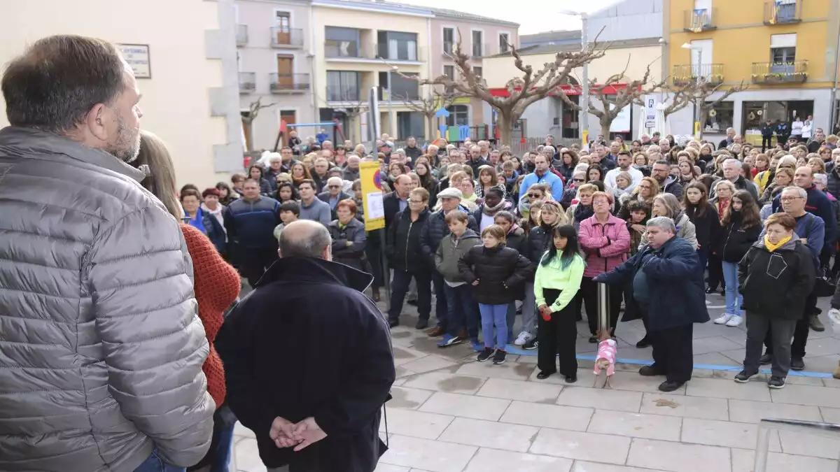 Concentració a Vilobí d'Onyar