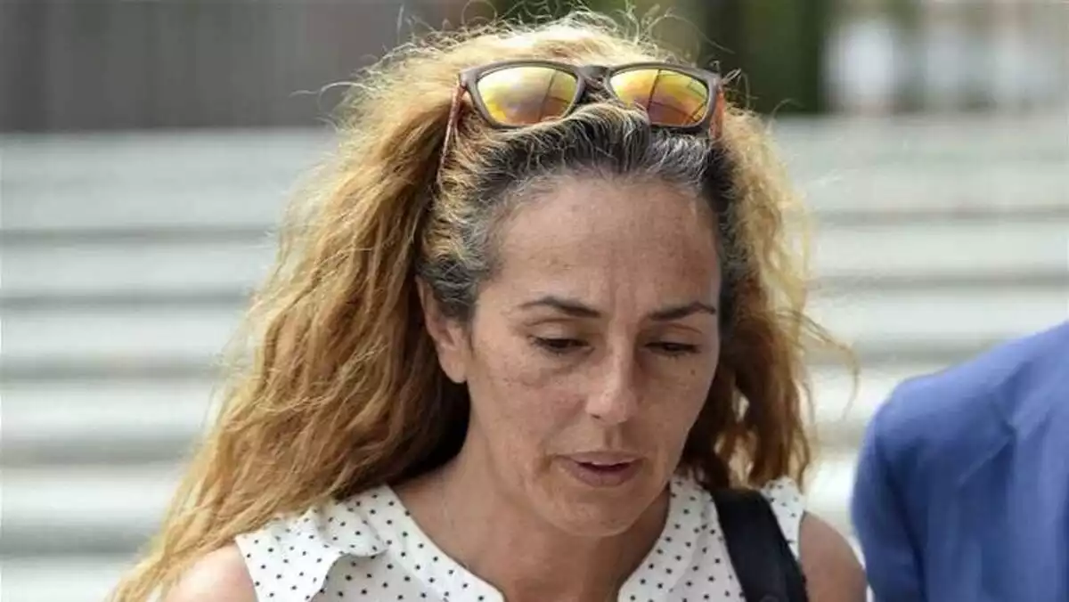Rocío Carrasco, a la sortida dels jutjats de Madrid el juliol de 2017