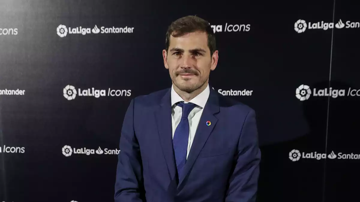 Iker Casilla en una entrega de premis de la lliga