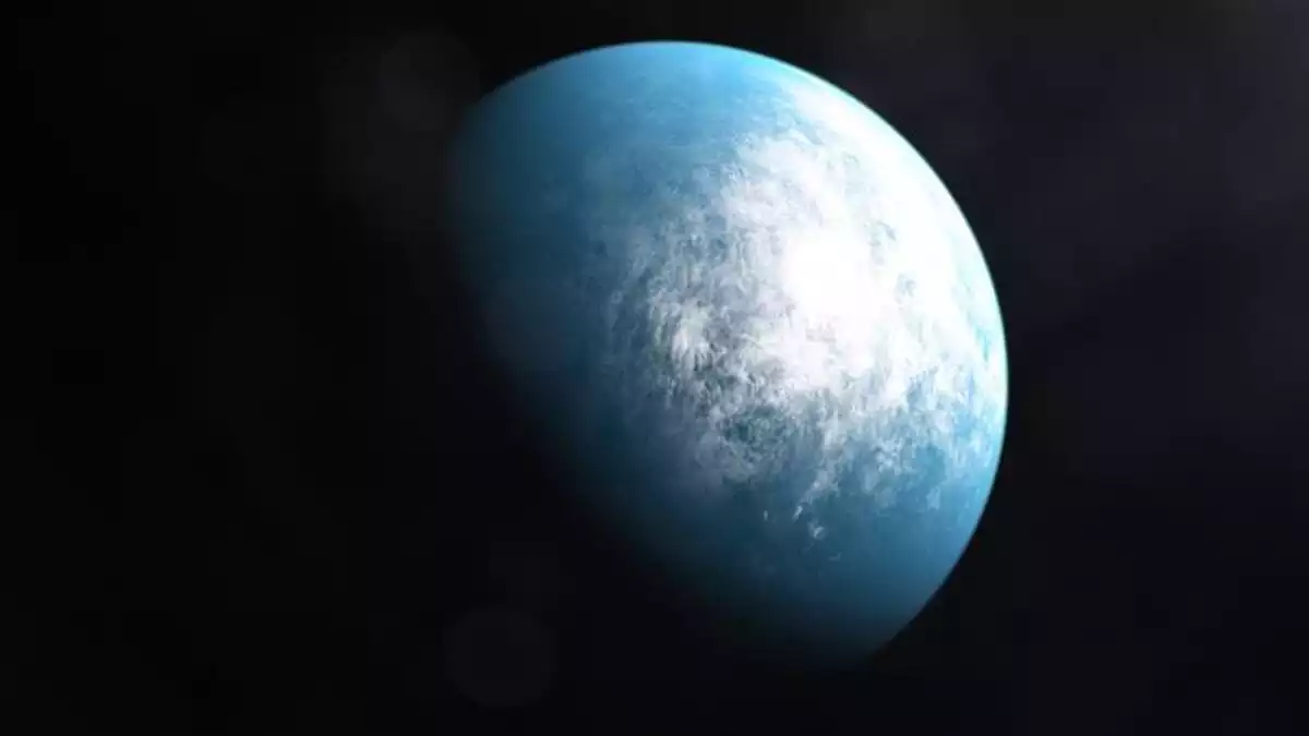 Imatge il·lustrativa del planeta TOI 400 D semblant a la Terra