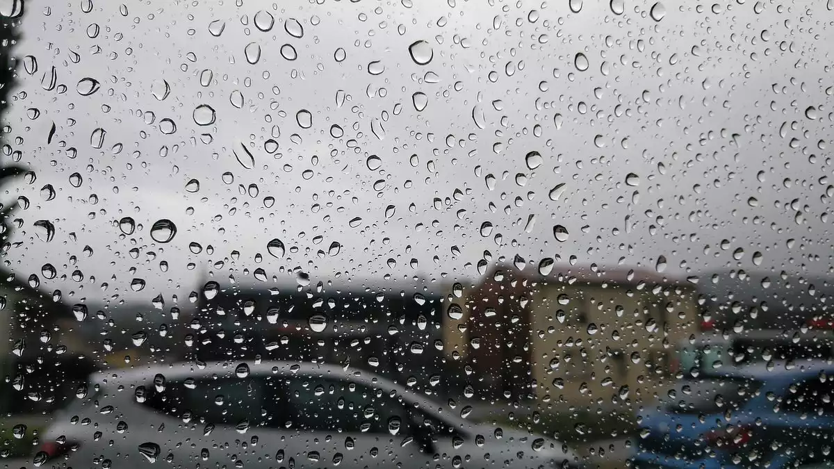 Imatge d'un dia de pluja a Catalunya