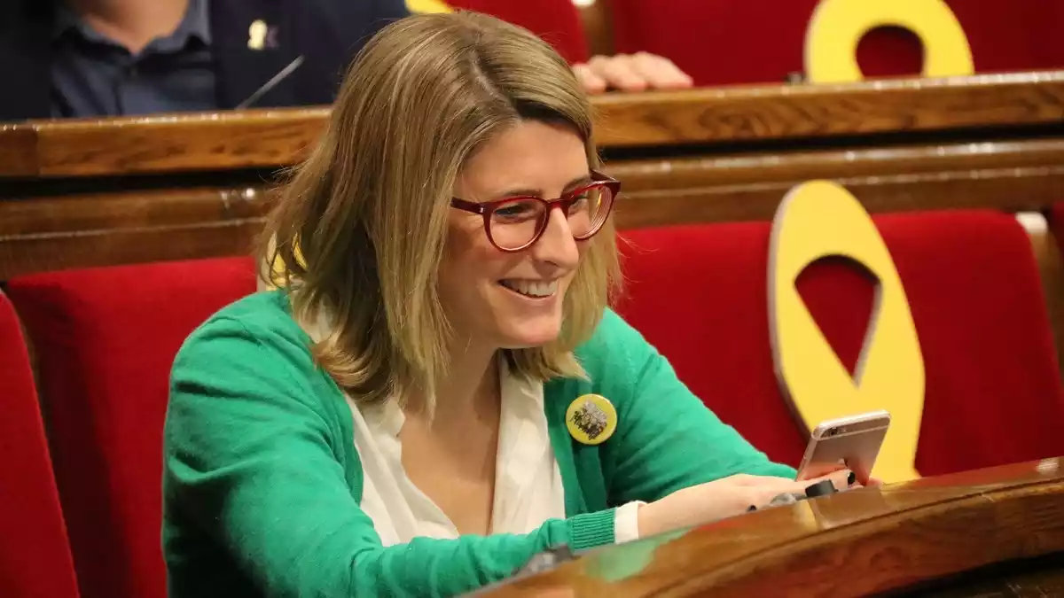 Elsa Artadi, al Parlament, el 4 de juny de 2018.