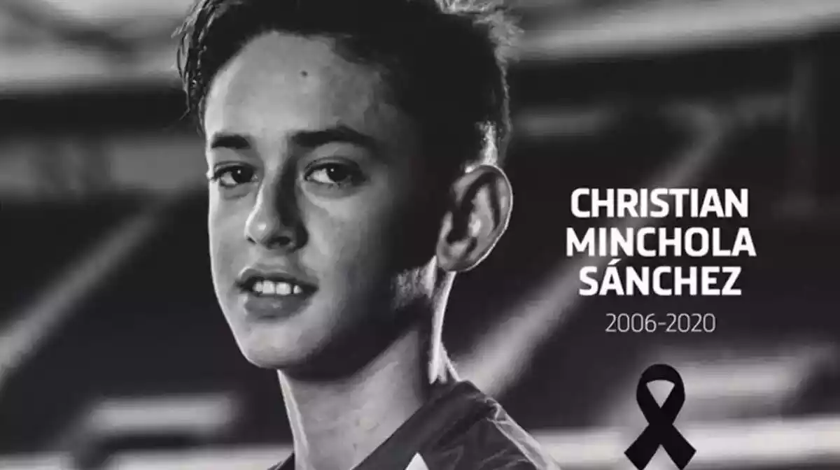 Mor Christian Minchola, un jove de 14 anys que jugava a l'Atlètic de Madrid infantil