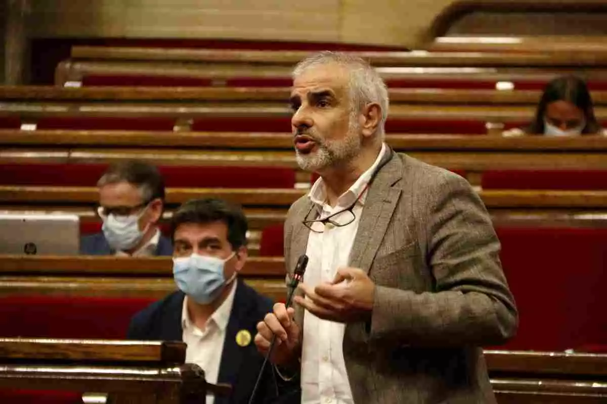 Carlos Carrizosa al Parlament el 22 de juliol