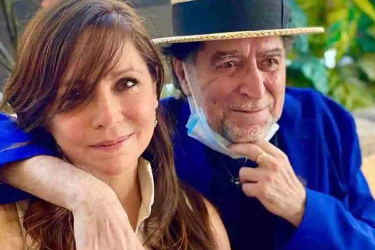 Joaquin Sabina i Jimena Coronado el dia de la seva boda, 29/06/2020