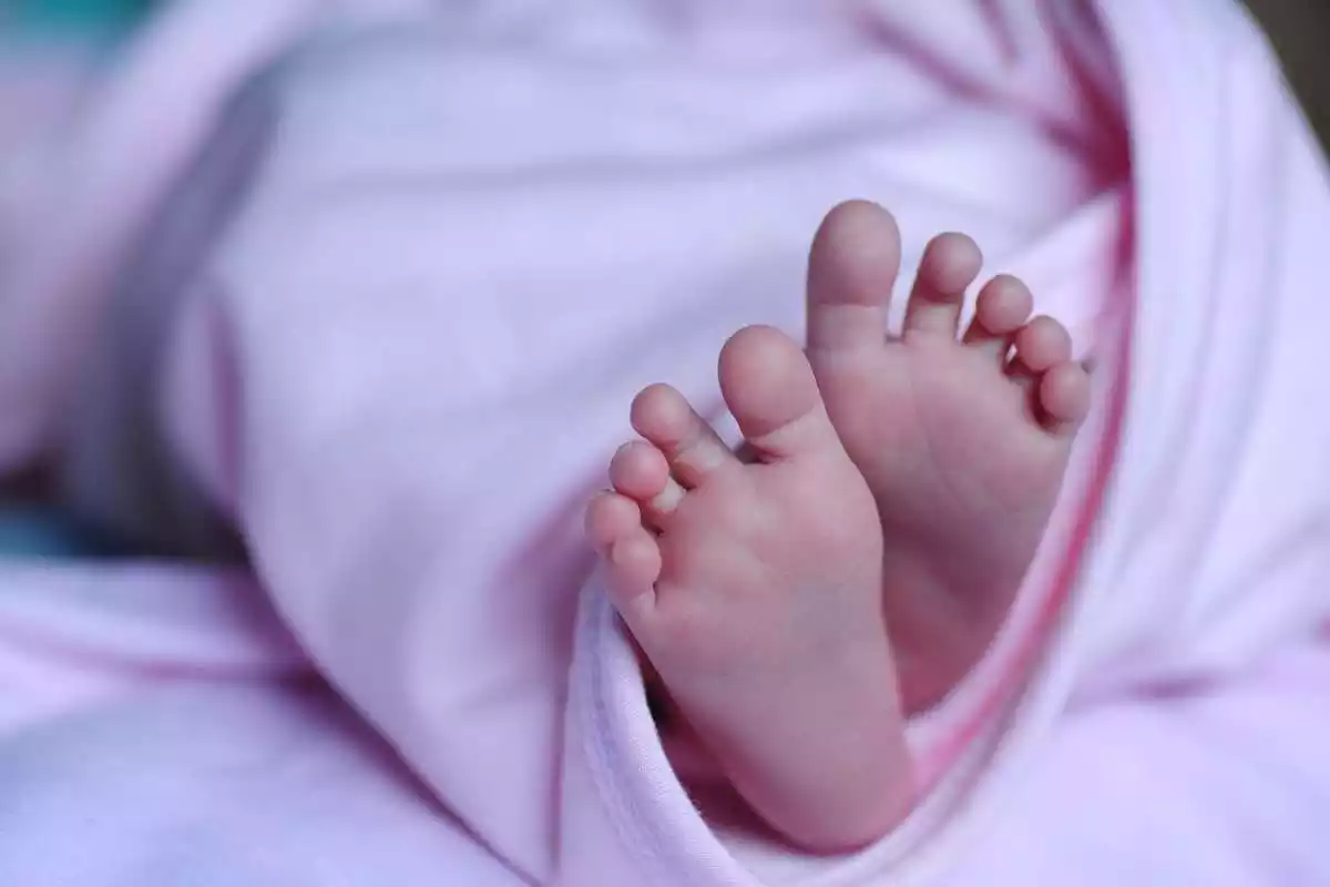 Imatge d'arxiu dels peus d'un nadó