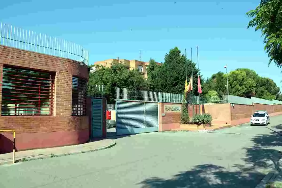 Pla general de l'entrada al Centre Penitenciari Ponent de Lleida