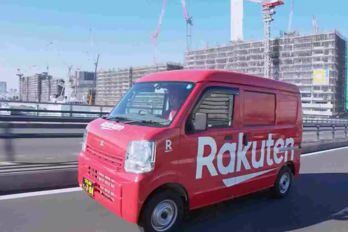 Imatge d'una furgoneta de Rakuten