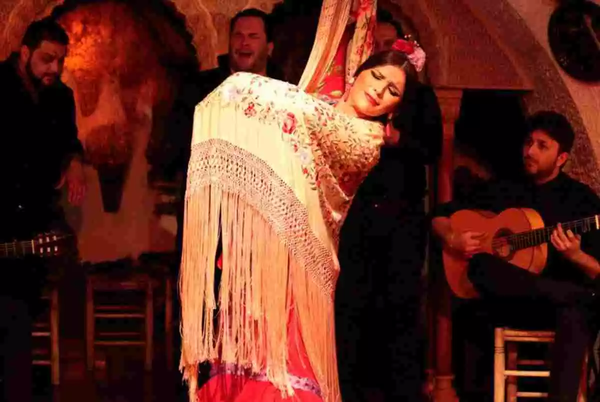 Imatge d'un espectacle de flamenc del Tablao Flamenco Cordobés de Barcelona
