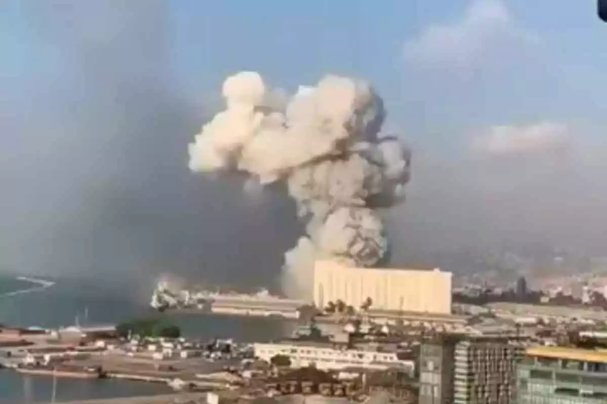 Explosió a Beirut el 4 d'agost de 2020