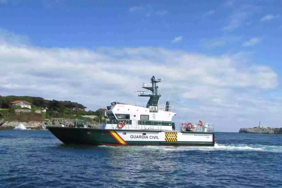 Imatge d'una patrullera del servei marítim de la Guàrdia Civil