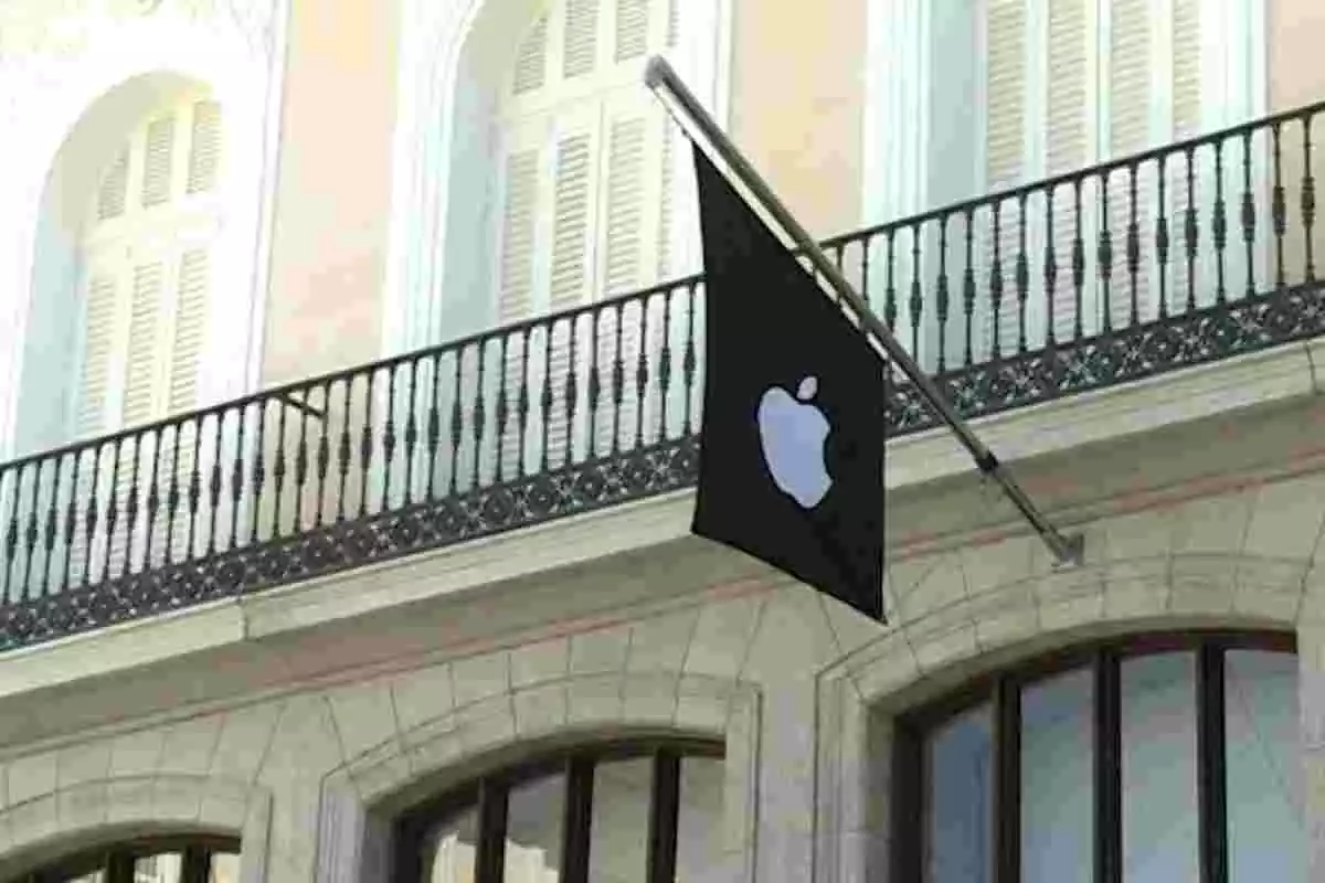 Tenda d'Apple situada a Madrid