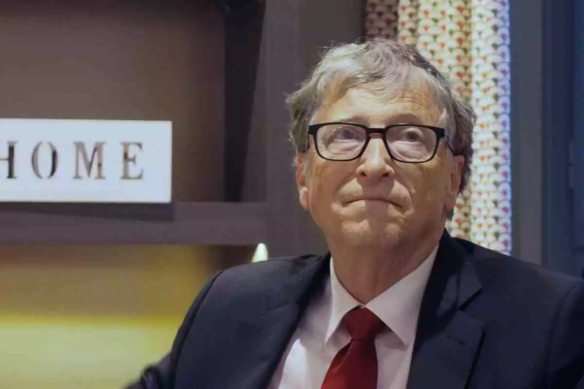 El magnat Bill Gates en un hotel