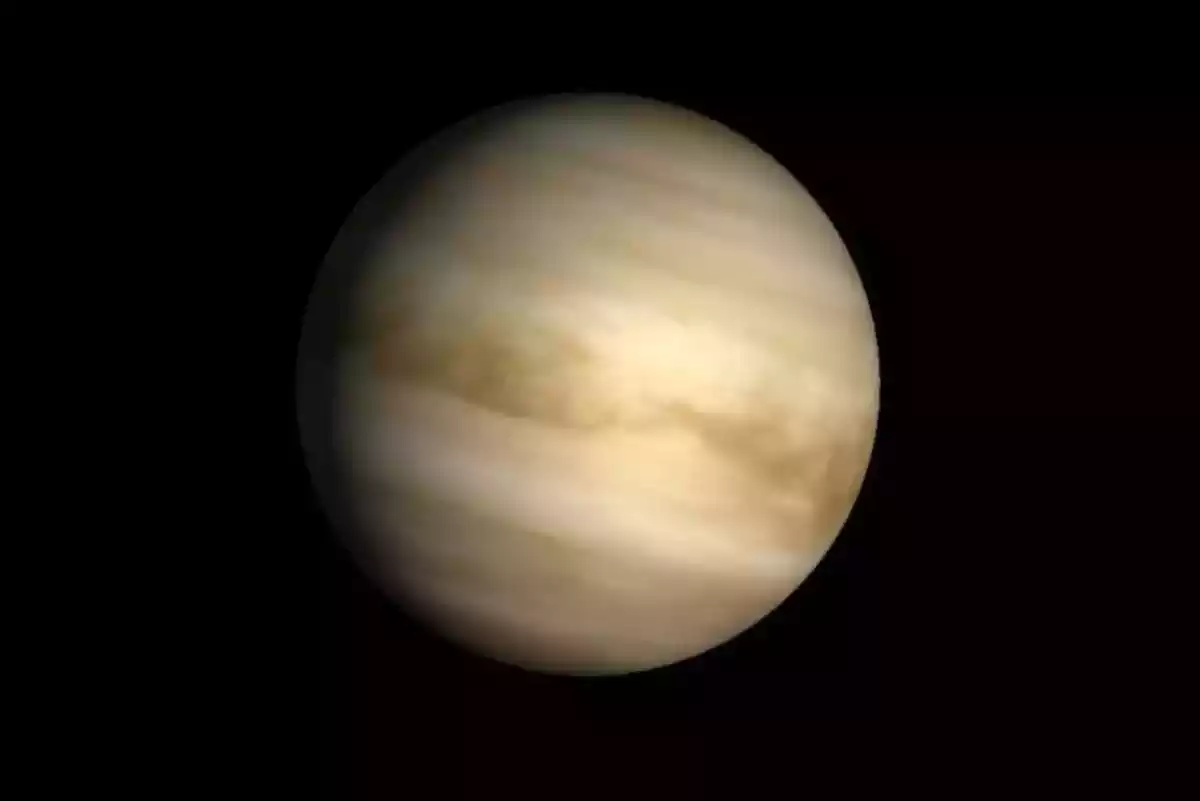 Imatge del planeta Venus des de l'espai