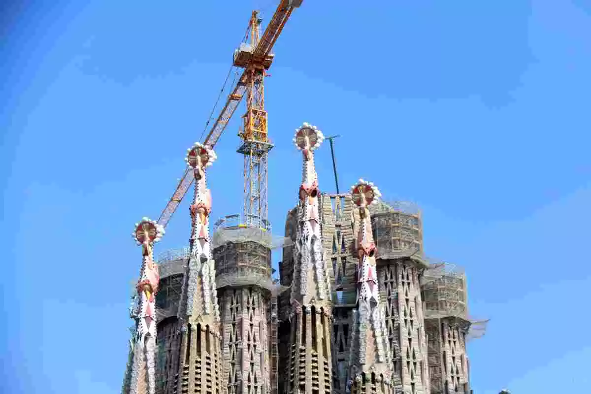 Imatge exterior del temple de la Sagrada Família de Barcelona