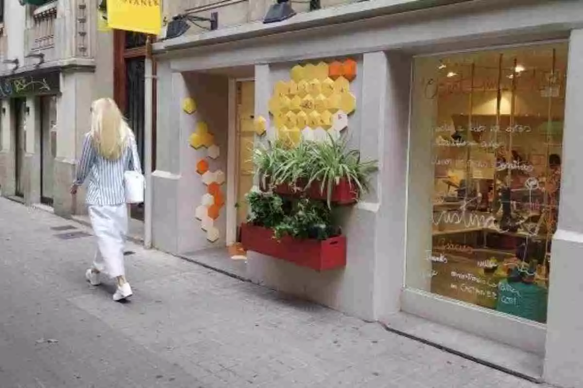 La botiga 'Cristina Castañer' al carrer Rosselló de Barcelona