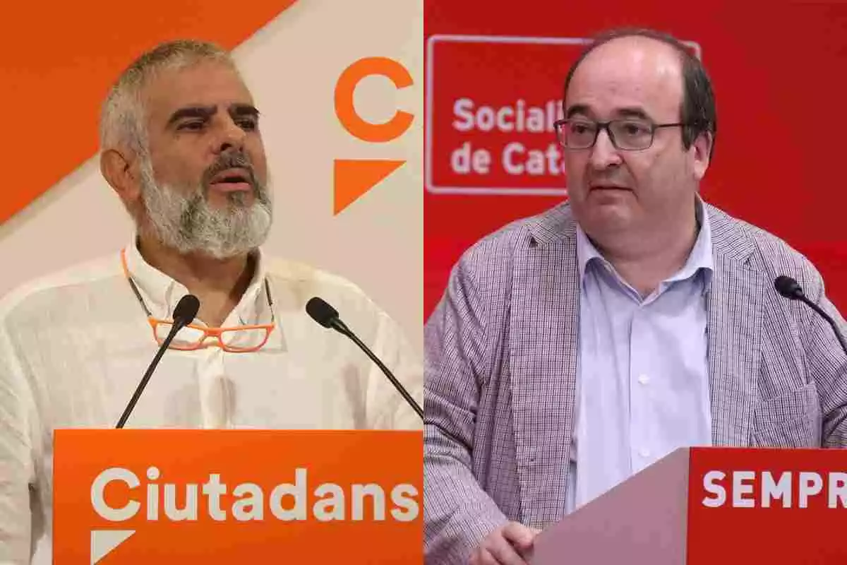 Carlos Carrizosa (C's) i Miquel Iceta (PSC).