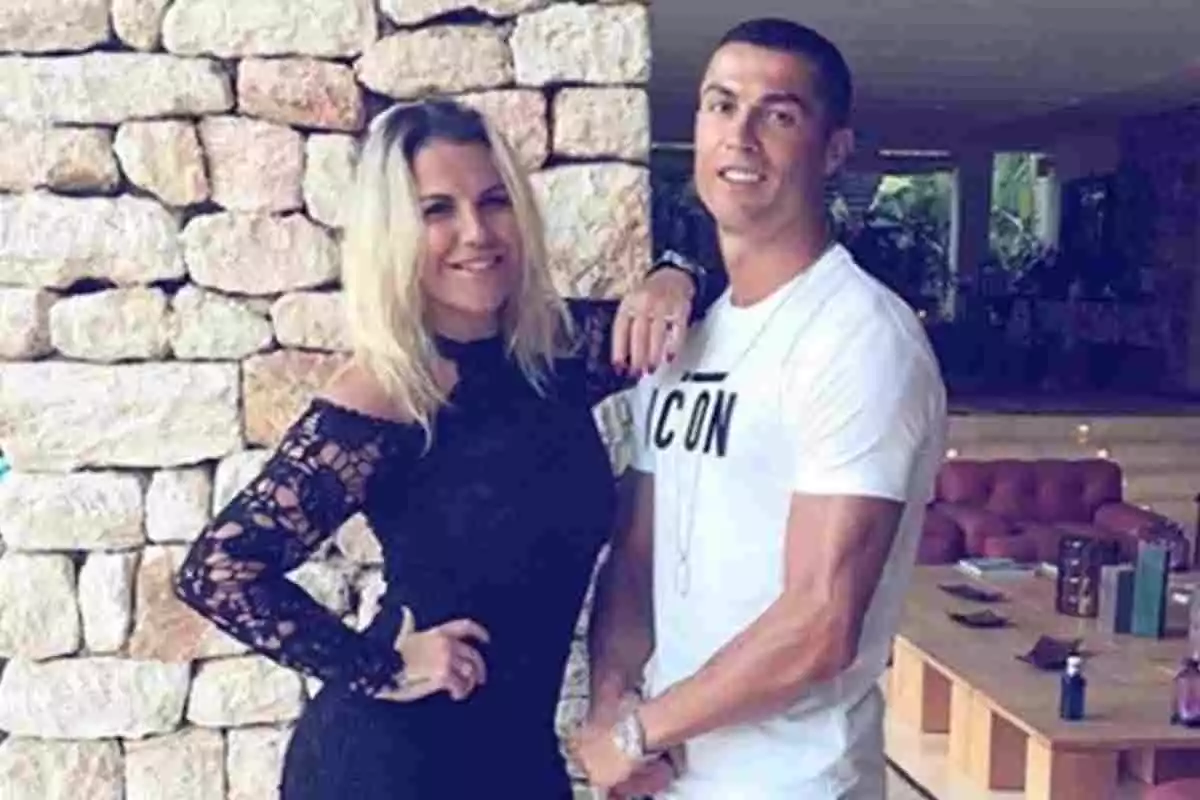 Cristiano Ronaldo i la seva germana Katia Aveiro