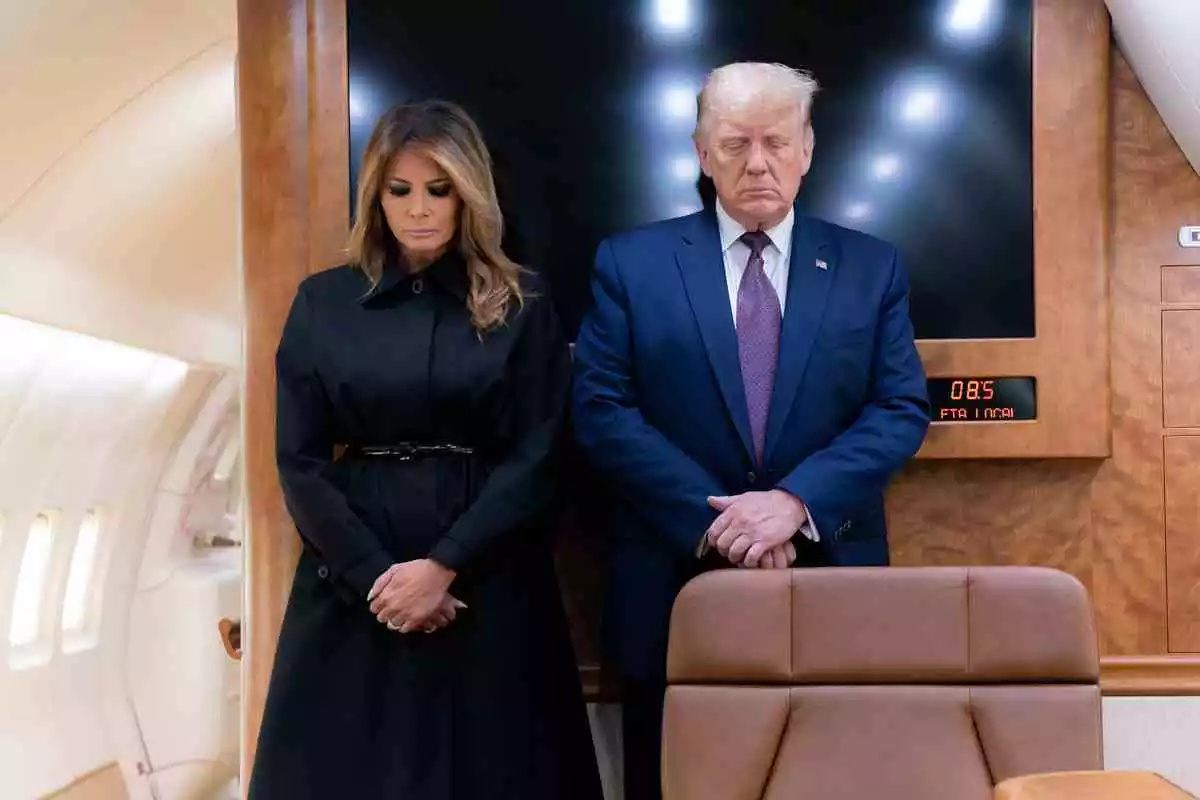 El president nord-americà, Donald Trump, i la seva dona, Melania Trump, en una imatge d'arxiu