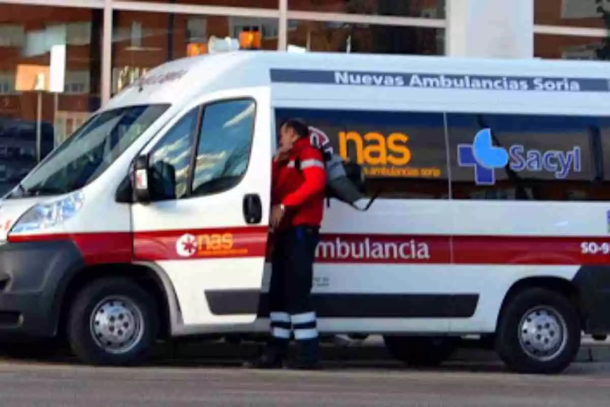 Fotografia d'una ambulància de Soria