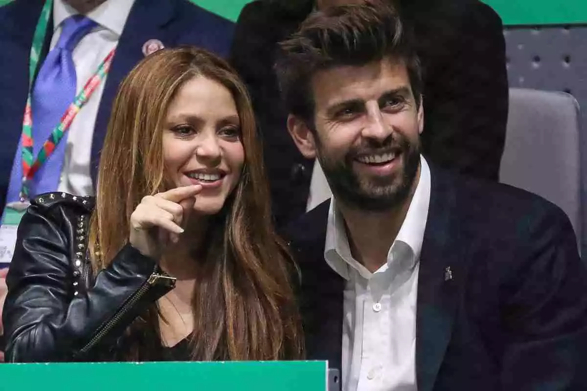 Gerard Piqué i Shakira a la final de la Copa Davis 2019 a Madrid