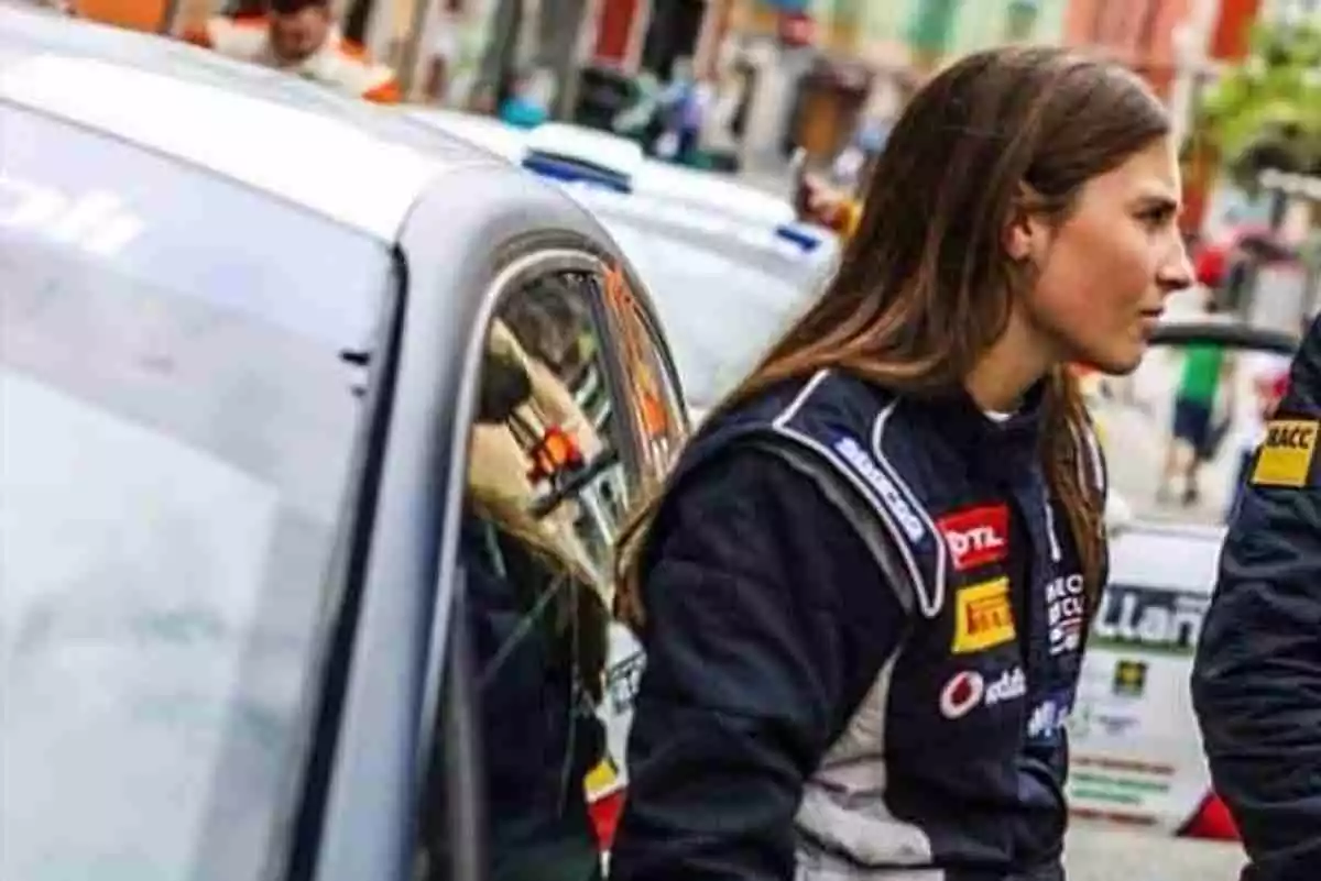 La copilot espanyol de 21 anys Laura Salvo