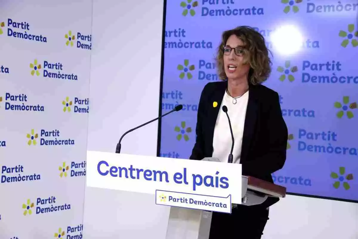 Àngels Chacón, candidata del PDeCAT a la presidència de la Generalitat.