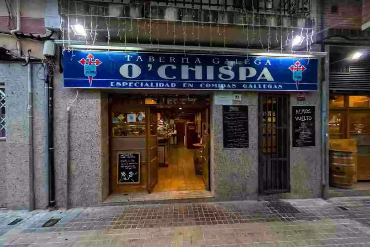 Imatge de la taberna galega O'Chispa, ubicada a l'avinguda Catalunya de l'Hospitalet de Llobregat