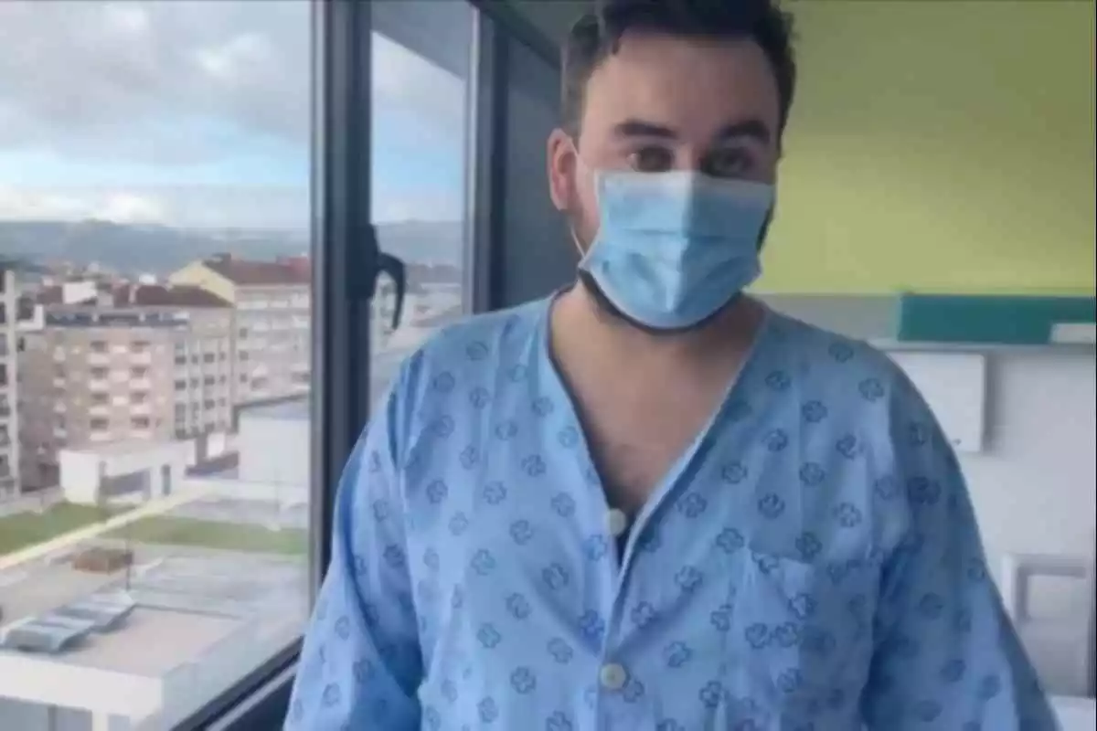 Jacobo, un jove de 34 anys de Galícia que va ser ingressat per coronavirus