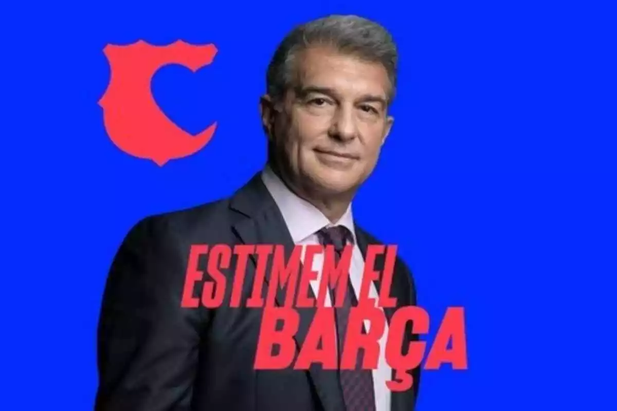L'expresident del FC Barcelona, Joan Laporta, presenta la campanya 'Estimem el Barça', amb la que es presenta a les eleccions a la presidència blaugrana