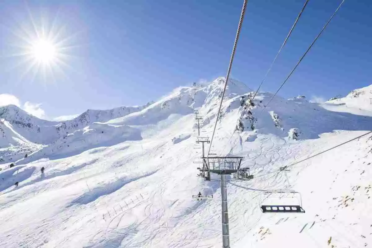 Imatge de l'estació d'esquí Grandvalira, a Andorra