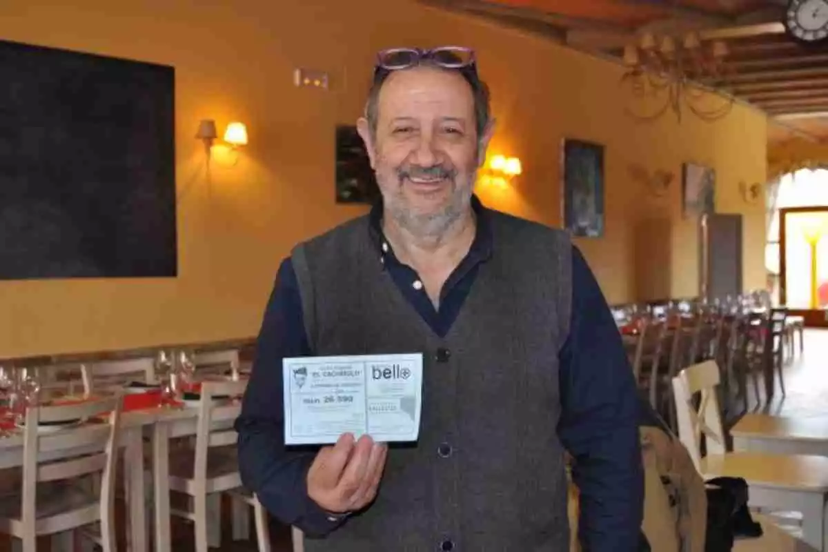 José María Rams, el tarragoní que va repatir més de 2,5 milions d'euros del 'Gordo' de 2019