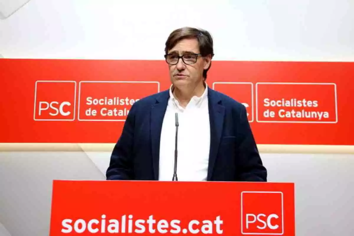 Salvador Illa, candidat del PSC a la presidència de la Generalitat.