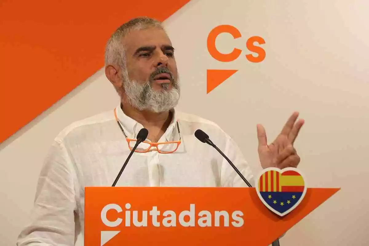 El candidat de C's a la presidència de la Generalitat, Carlos Carrizosa.