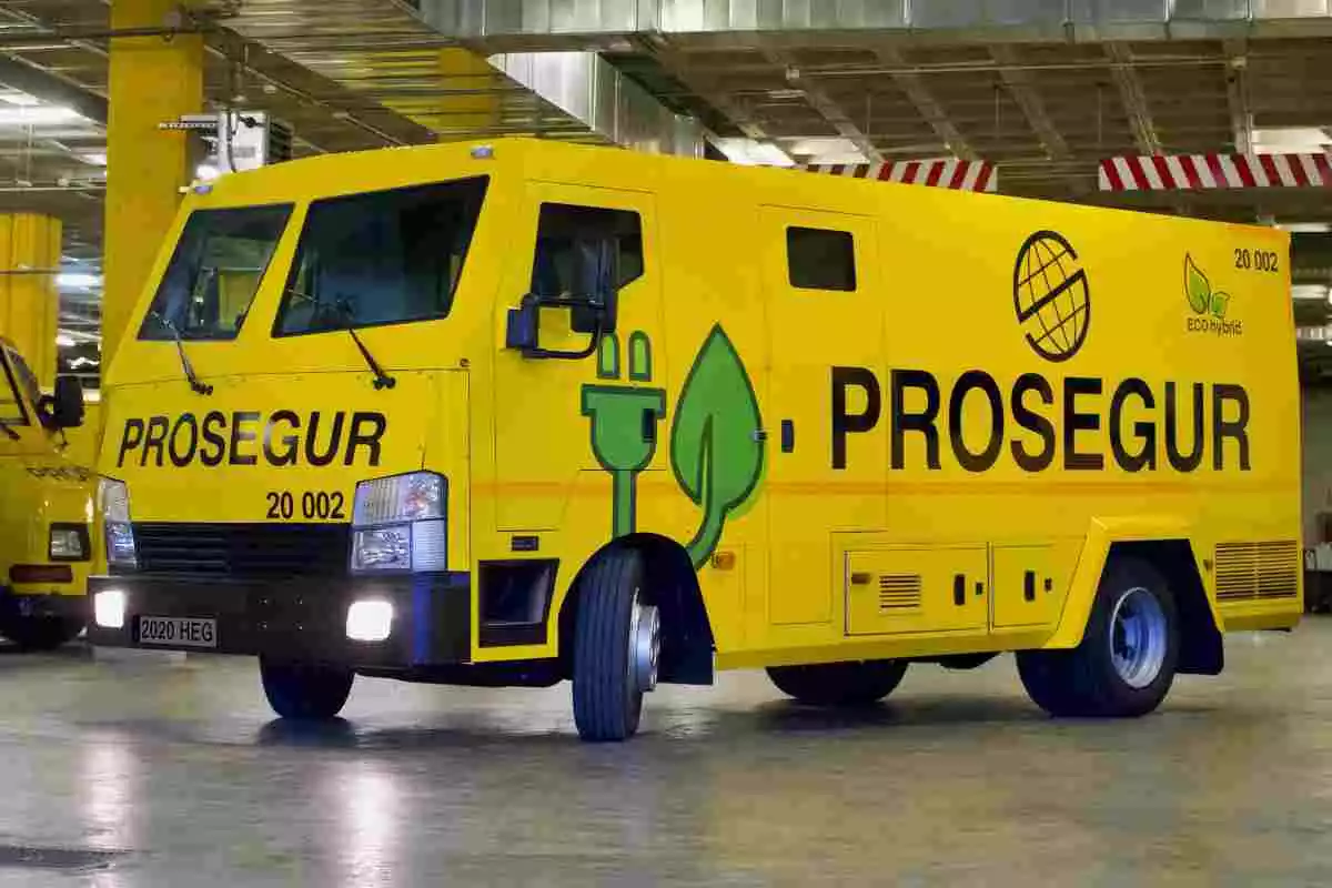 Imatge d'un camió blindat de Prosegur